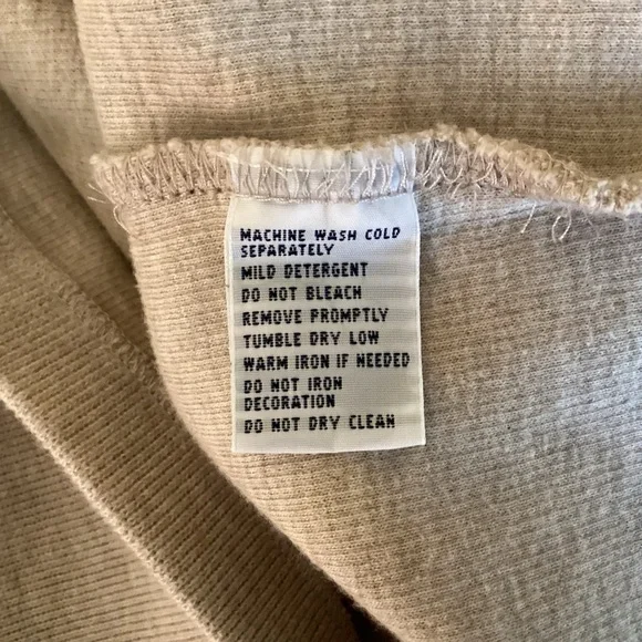 Polo Ralph Lauren Men’s Tan 1/4 Zip Long Sleeve Pullover.  Size XL - Picture 7 of 7